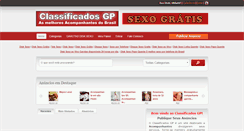 Desktop Screenshot of classificadosgp.com